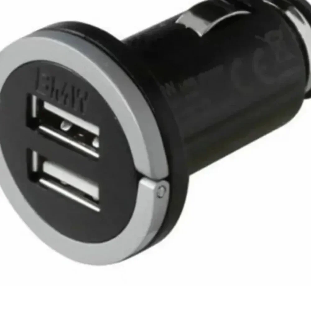 Dual USB Mobile Phone Charger for BMW, Genuine 84109363321 Cigarette Socket